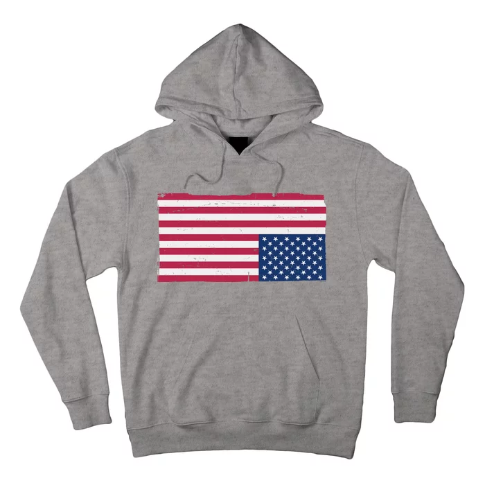 Upside Down American Flag Vintage Hoodie