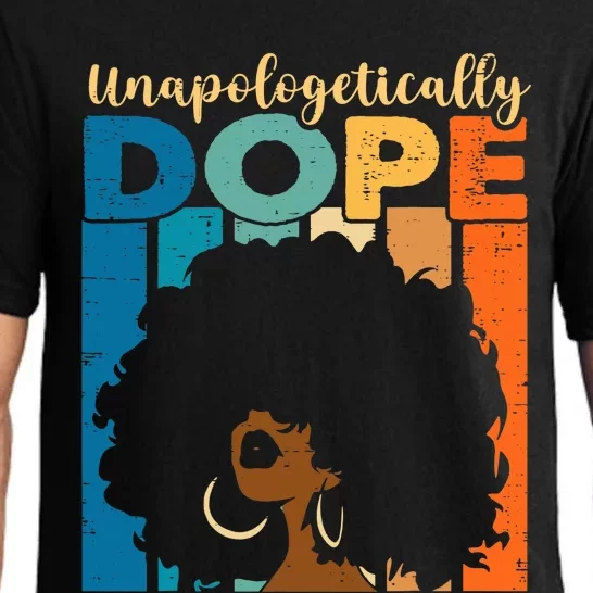 Unapologetically Dope Afro African American Black Pride Pajama Set