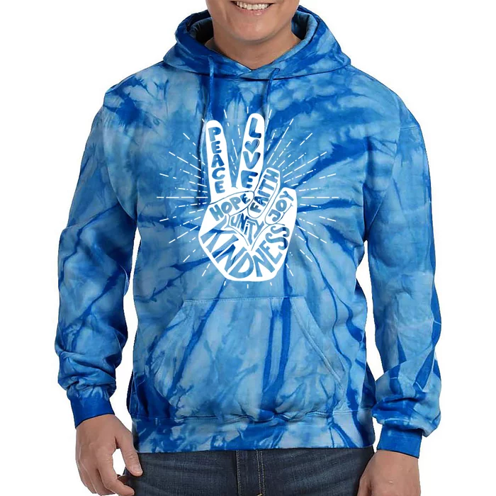 Unity Day Anti Bullying Gift Kindness Graphic Tie Dye Hoodie