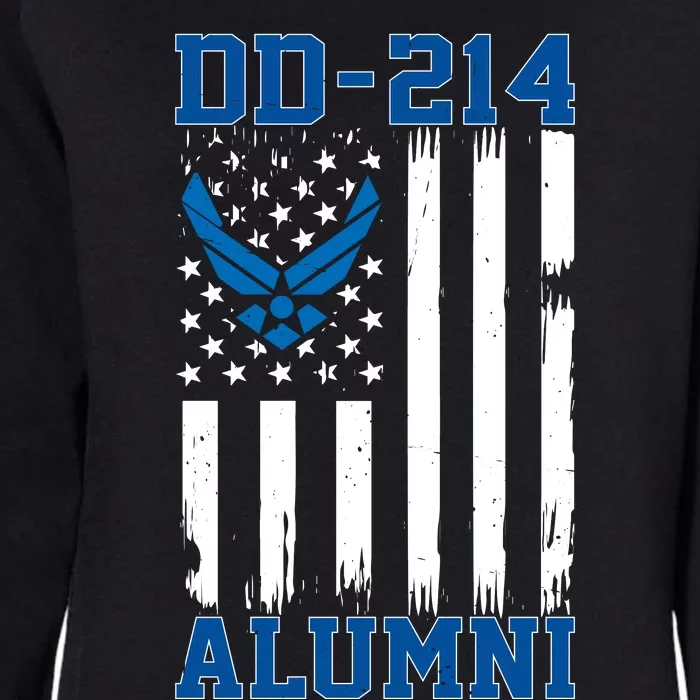 USAF DD214 Alumni Veteran US Air_Force Wing Womens California Wash Sweatshirt