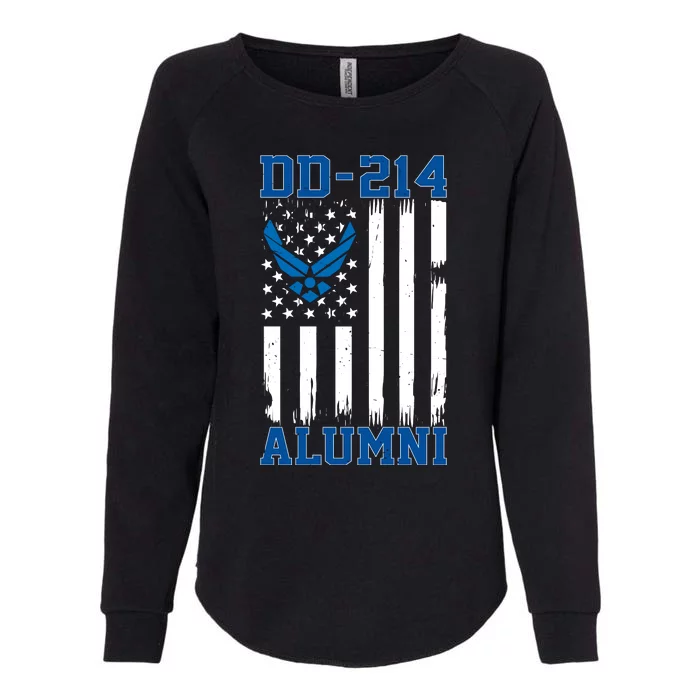 USAF DD214 Alumni Veteran US Air_Force Wing Womens California Wash Sweatshirt