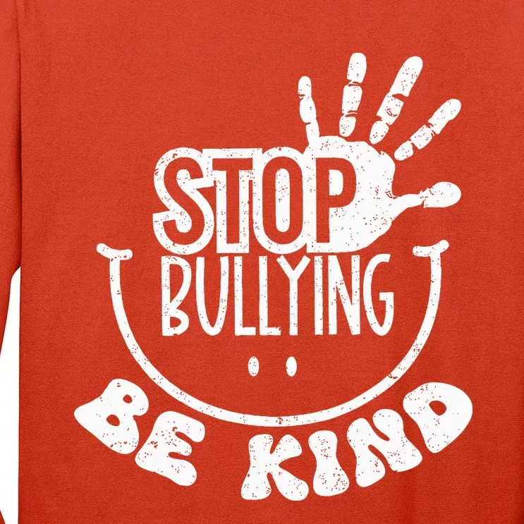 Unity Day Anti Bullying Be Kind Orange End Bullying Tall Long Sleeve T-Shirt