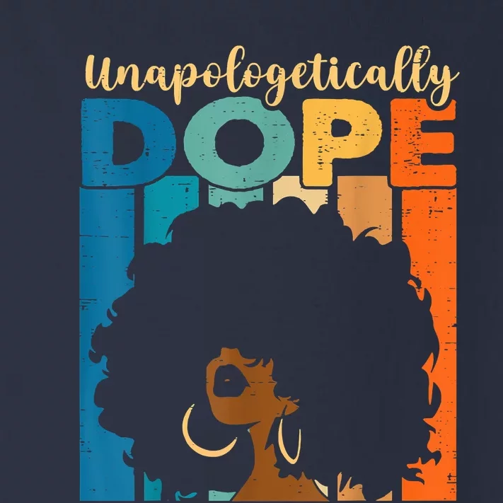 Unapologetically Dope Afro African American Black Pride Toddler Long Sleeve Shirt