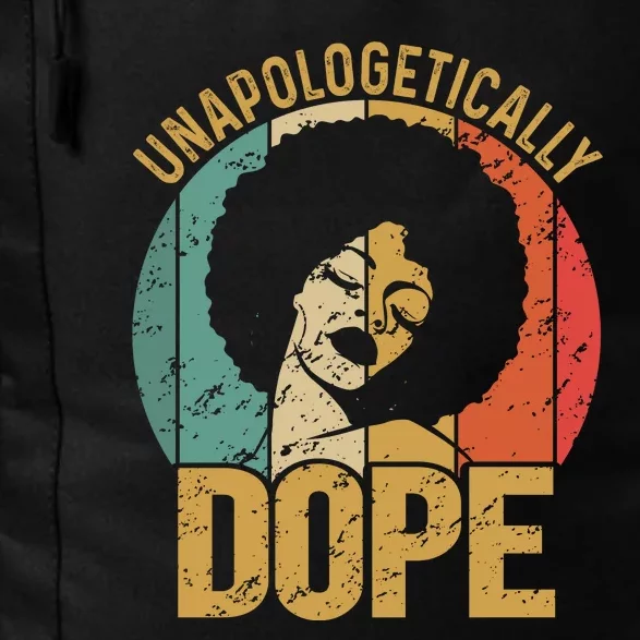 Unapologetically Dope Black Pride Melanin African American Daily Commute Backpack