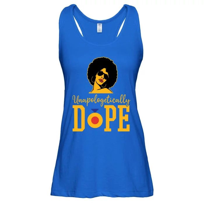 Unapologetically Dope Black Gift Great Gift Ladies Essential Flowy Tank