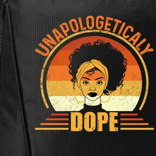 Unapologetically Dope Black Pride Melanin African American City Backpack