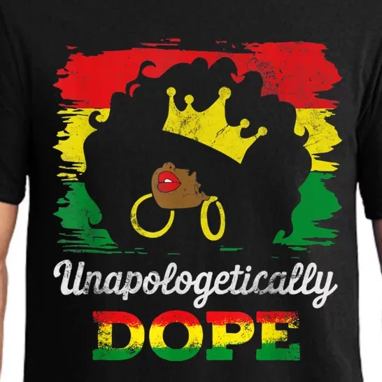 Unapologetically Dope Black History Month African American Pajama Set