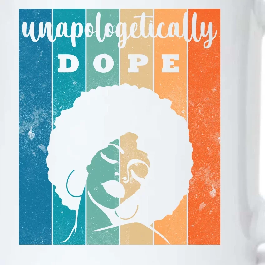 Unapologetically Dope Black Female Black Color Changing Mug