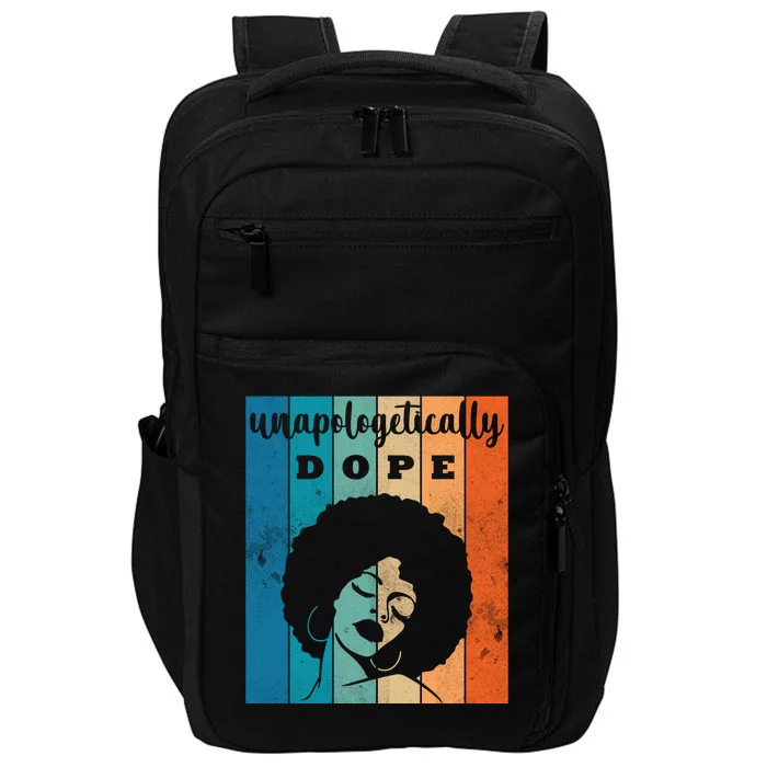 Unapologetically Dope Black Female Impact Tech Backpack