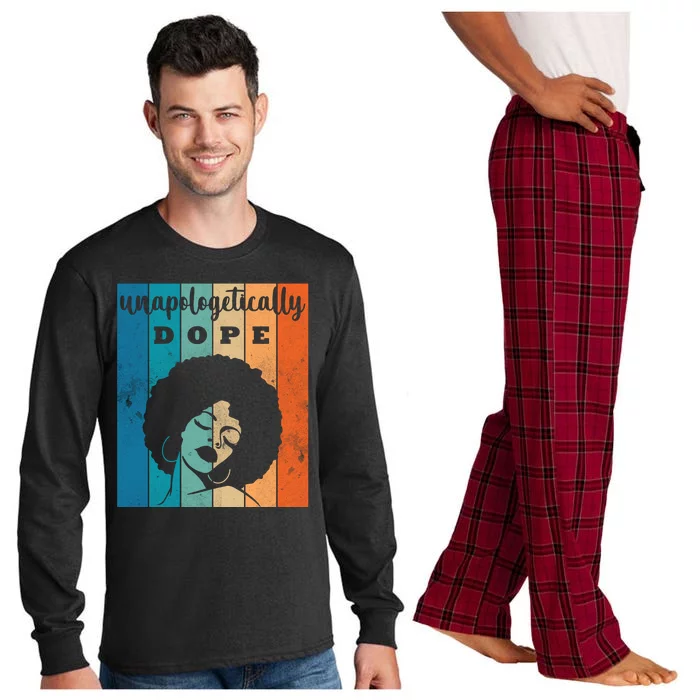 Unapologetically Dope Black Female Long Sleeve Pajama Set