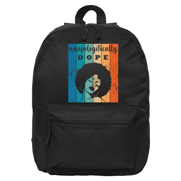 Unapologetically Dope Black Female 16 in Basic Backpack