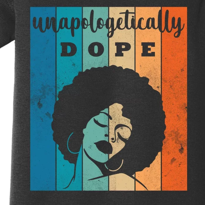 Unapologetically Dope Black Female Baby Bodysuit