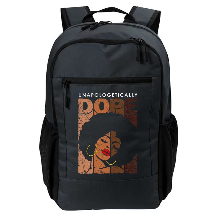 Unapologetically Dope Black Pride Melanin African American Daily Commute Backpack