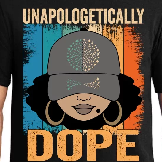 Unapologetically Dope Black History Month Juneteenth Great Gift Pajama Set