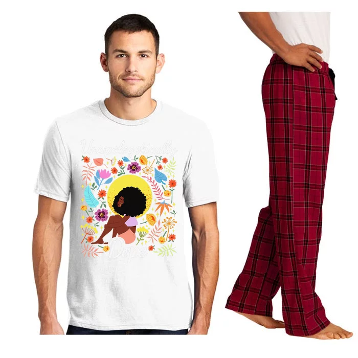 Unapologetically Dope Black History Month African American Pajama Set