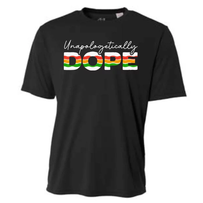 Unapologetically Dope Black History Month Black Pride Cooling Performance Crew T-Shirt