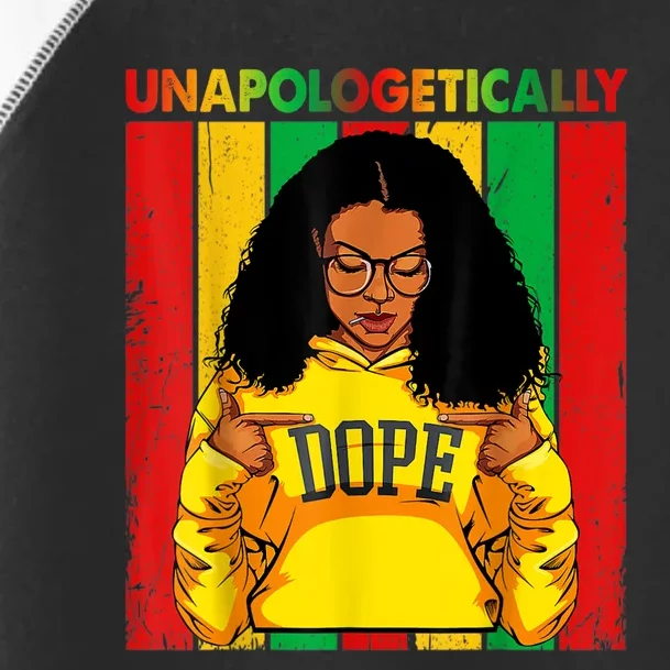 Unapologetically Dope Black Pride Melanin African American Toddler Fine Jersey T-Shirt