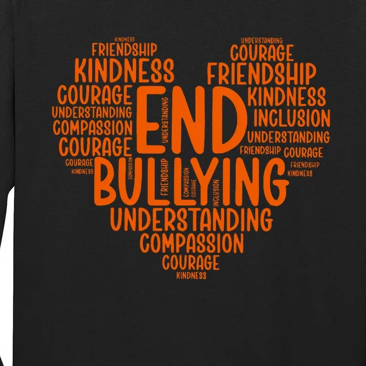 Unity Day Bullying Prevention Choose Kindness Tall Long Sleeve T-Shirt