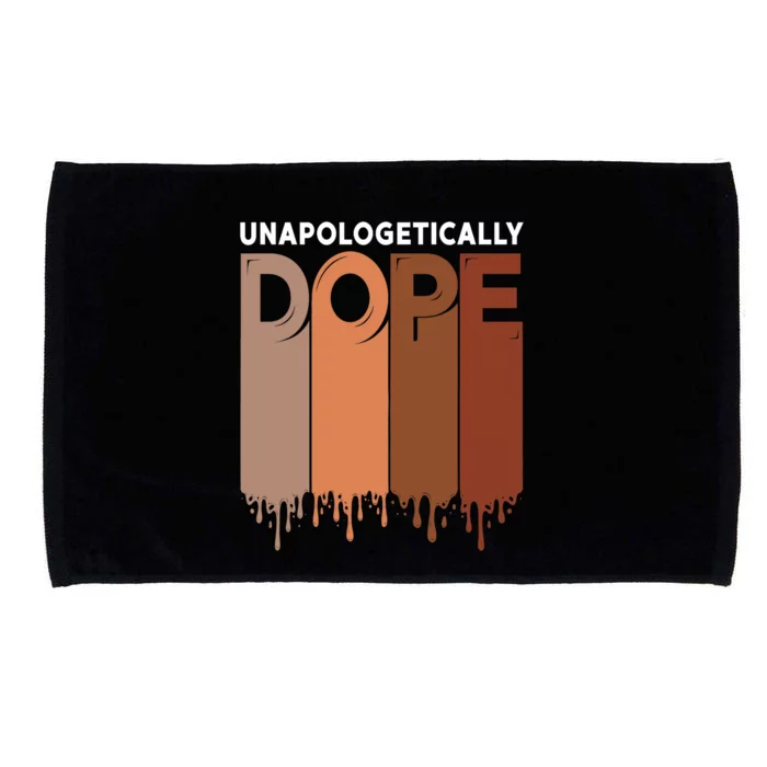 Unapologetically Dope Black Pride Melanin African American Microfiber Hand Towel