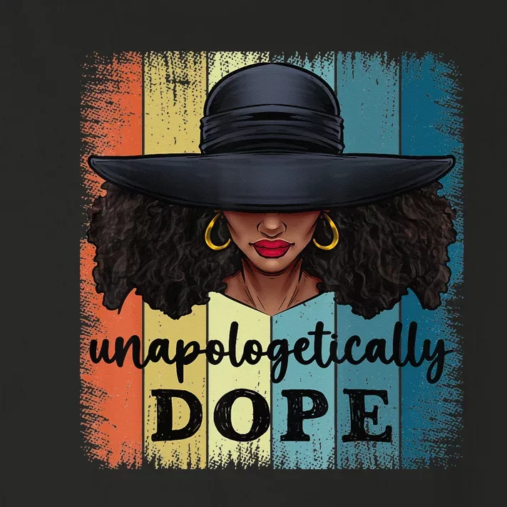 Unapologetically Dope Black History African American Ladies Toddler Long Sleeve Shirt