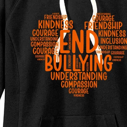 Unity Day Bullying Prevention Choose Kindness Women's Fleece Hoodie