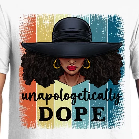 Unapologetically Dope Black History African American Ladies Pajama Set