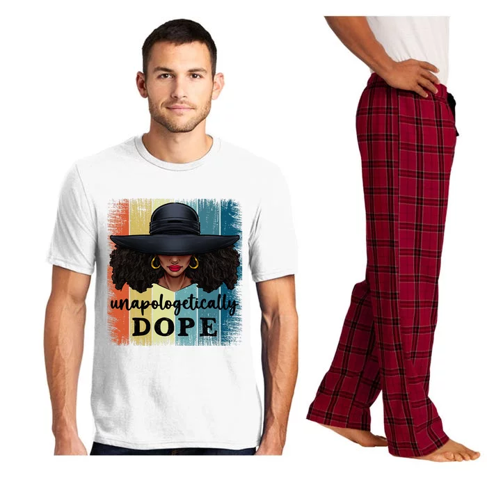 Unapologetically Dope Black History African American Ladies Pajama Set