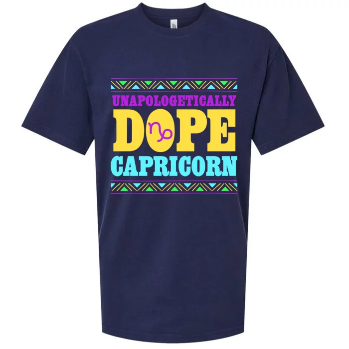 Unapologetically Dope Capricorn Trending Black Capricorn Gift Sueded Cloud Jersey T-Shirt