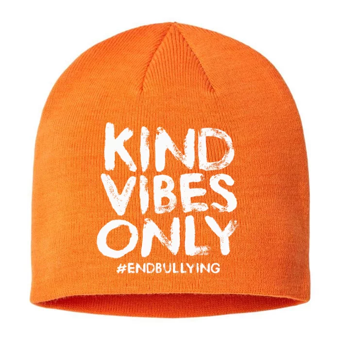 Unity Day Courage Anti Bullying Love Kindness Orange 8 1/2in Sustainable Knit Beanie