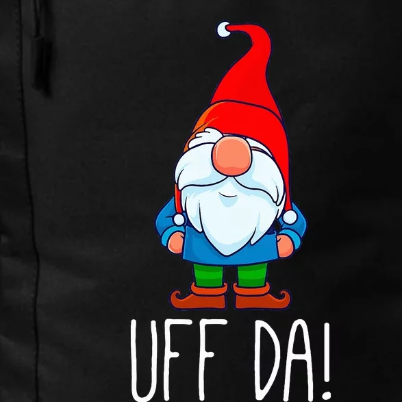 Uff Da Christmas Swedish Tomte Garden Gnome Xmas God Jul Daily Commute Backpack