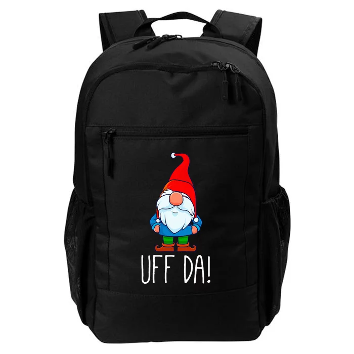 Uff Da Christmas Swedish Tomte Garden Gnome Xmas God Jul Daily Commute Backpack