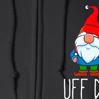 Uff Da Christmas Swedish Tomte Garden Gnome Xmas God Jul Full Zip Hoodie