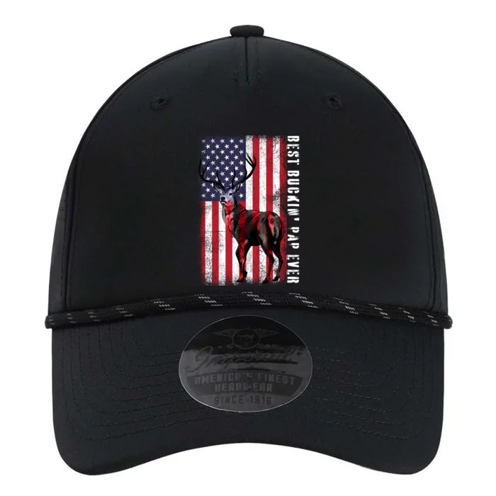 Usa Distressed Flag Best Buckin Pap Deer Hunting Fathers Day Gift Performance The Dyno Cap