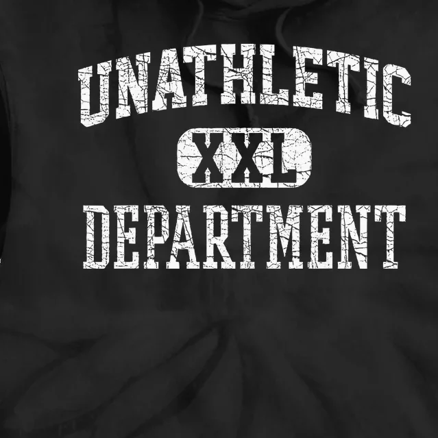 Unathletic Department Funny Sports Humor Wife Gym Girlfriend Tie Dye Hoodie