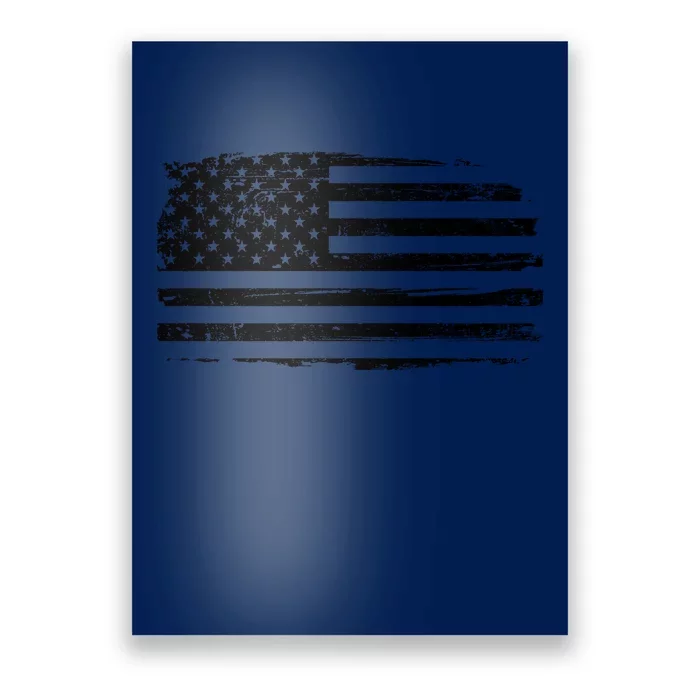 USA Distressed Flag Grunge Patriotic American Merica Pride Poster