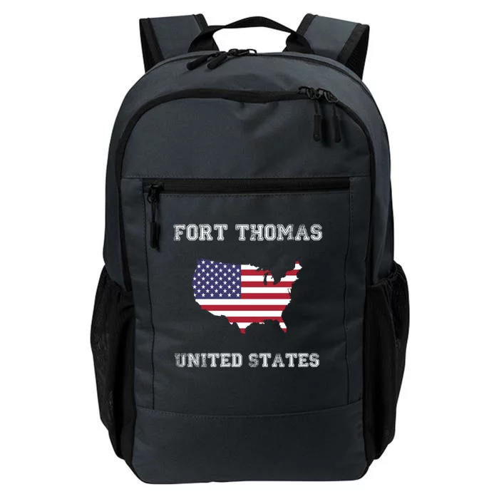 Usa Distressed Flag Fort Thomas Pride Gift Daily Commute Backpack