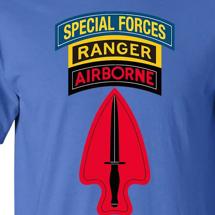 Usasoc Delta Force Ranger Sf Tab Sfod D Center Tall T-Shirt