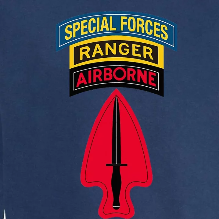 Usasoc Delta Force Ranger Sf Tab Sfod D Center Garment-Dyed Sweatshirt