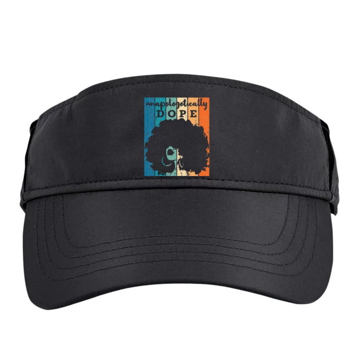 Unapologetically Dope Juneteenth Gift Adult Drive Performance Visor