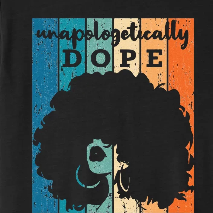 Unapologetically Dope Juneteenth Gift ChromaSoft Performance T-Shirt