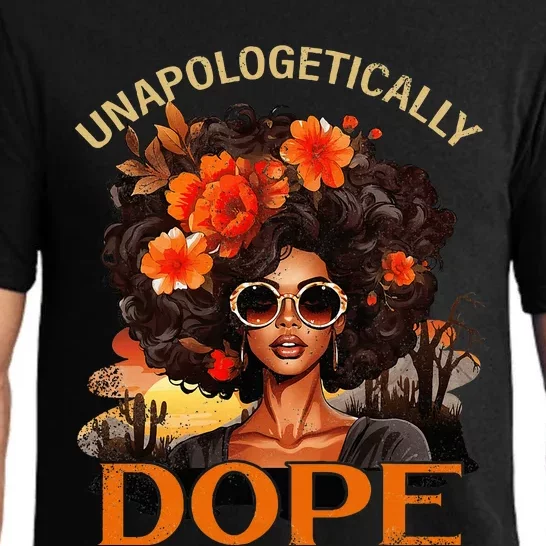 Unapologetically Dope Juneteenth Black History Pajama Set