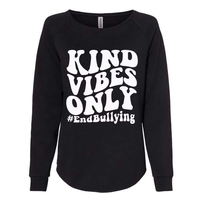 Unity Day Kindness Day Orange Kind Vibes Only End Bullying Womens California Wash Sweatshirt