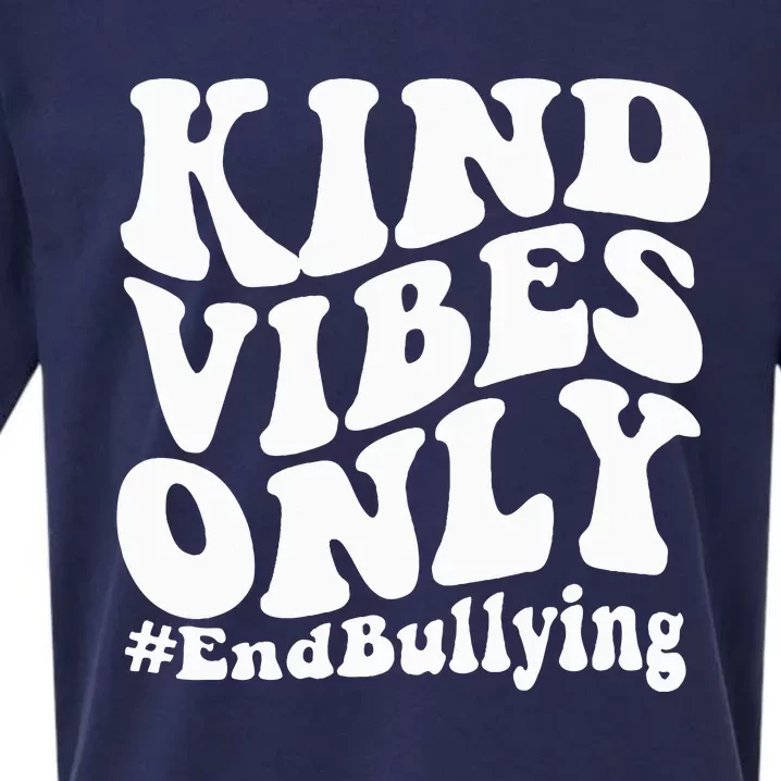 Unity Day Kindness Day Orange Kind Vibes Only End Bullying Sueded Cloud Jersey T-Shirt