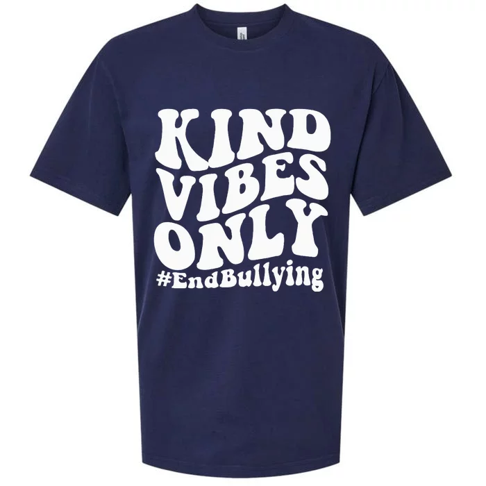 Unity Day Kindness Day Orange Kind Vibes Only End Bullying Sueded Cloud Jersey T-Shirt