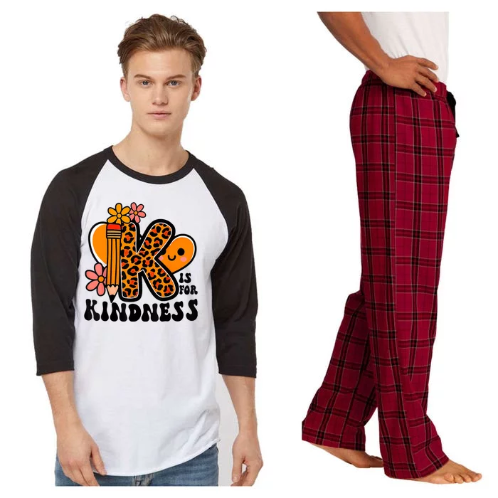 Unity Day Kindness Be Kind Teacher Anti Bully Raglan Sleeve Pajama Set