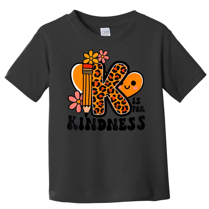 Unity Day Kindness Be Kind Teacher Anti Bully Toddler T-Shirt