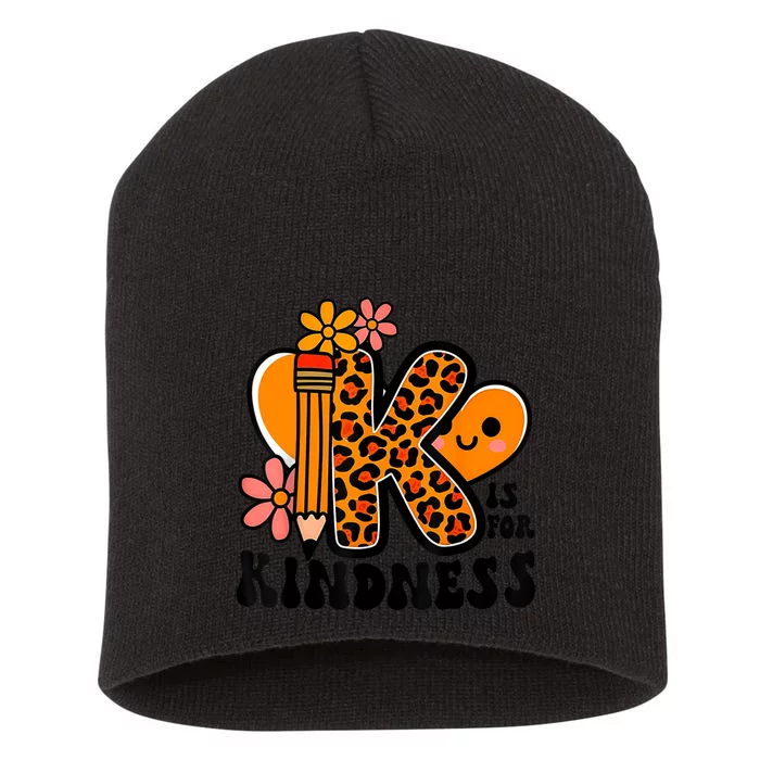 Unity Day Kindness Be Kind Teacher Anti Bully Short Acrylic Beanie