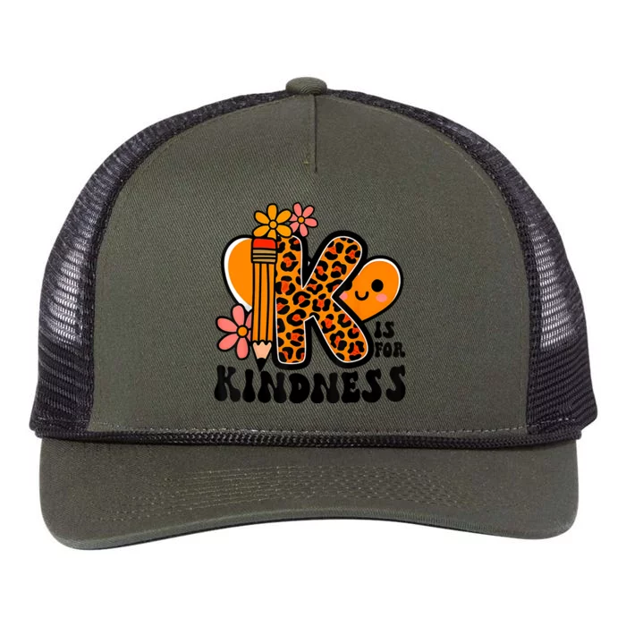 Unity Day Kindness Be Kind Teacher Anti Bully Retro Rope Trucker Hat Cap