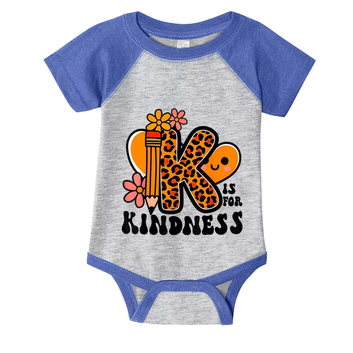 Unity Day Kindness Orange Teacher Be Kind Infant Baby Jersey Bodysuit