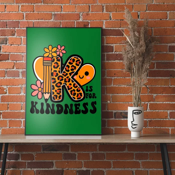 Unity Day Kindness Orange Teacher Be Kind Poster